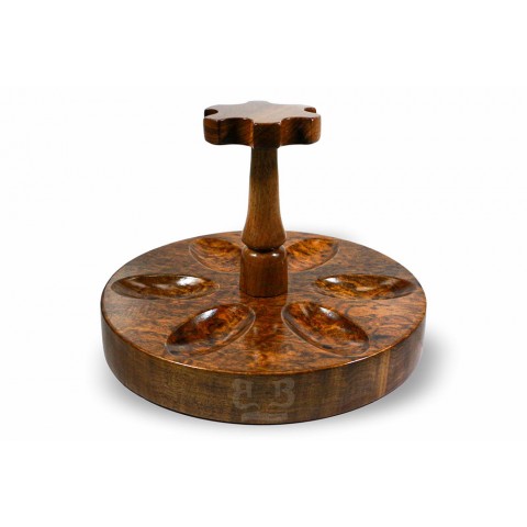 Suporte Bertoldi Redondo de Madeira Maciça – 6 Cachimbos